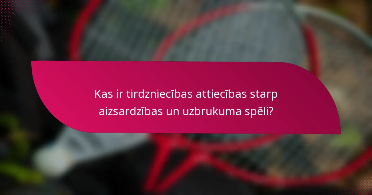 Kas ir tirdzniecības attiecības starp aizsardzības un uzbrukuma spēli?